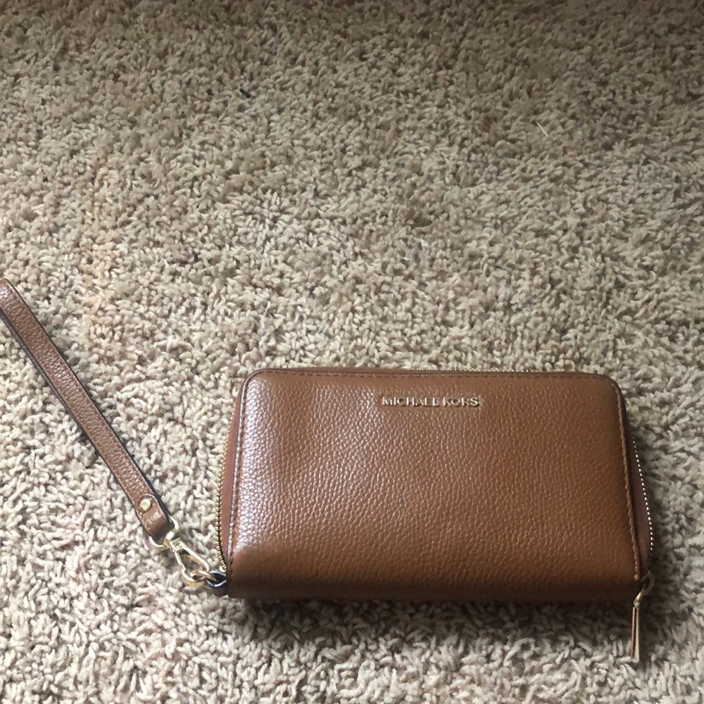 Brown MK wallet